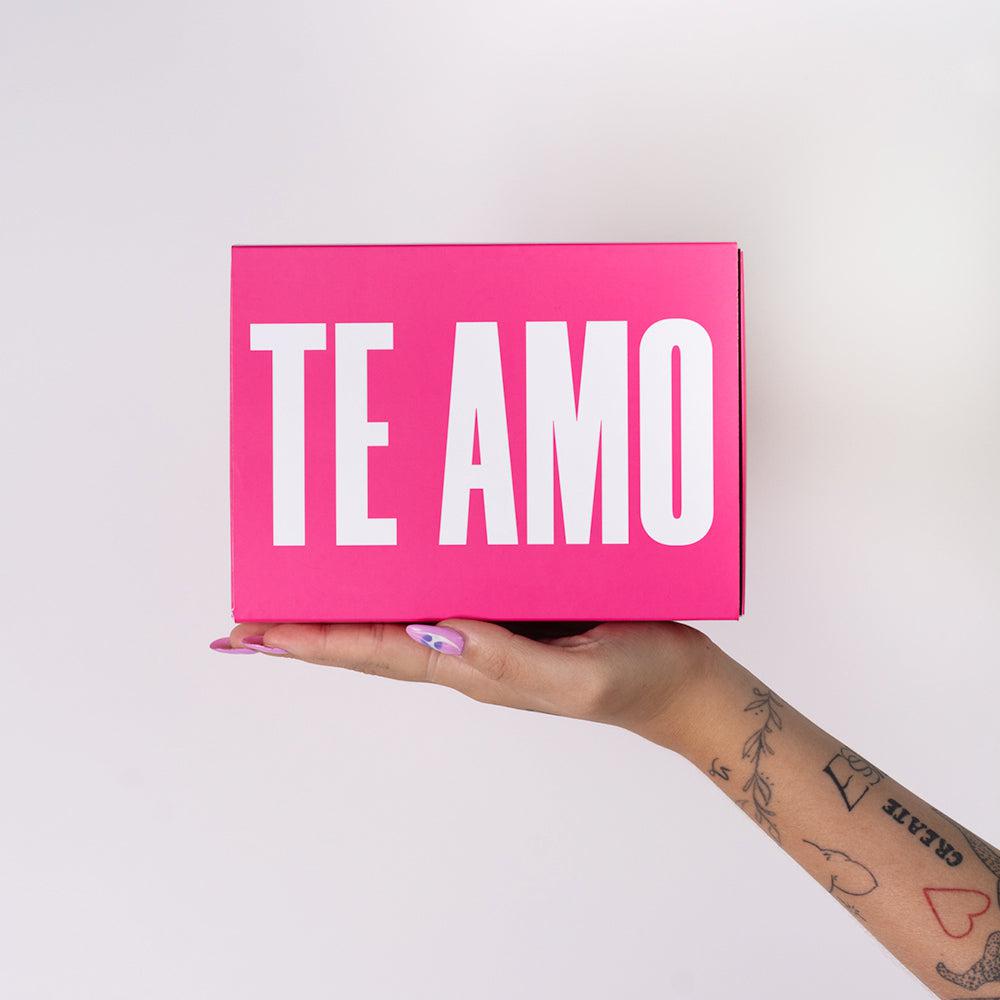 Caixa Te Amo - Rosa-Acessórios-Simple Organic