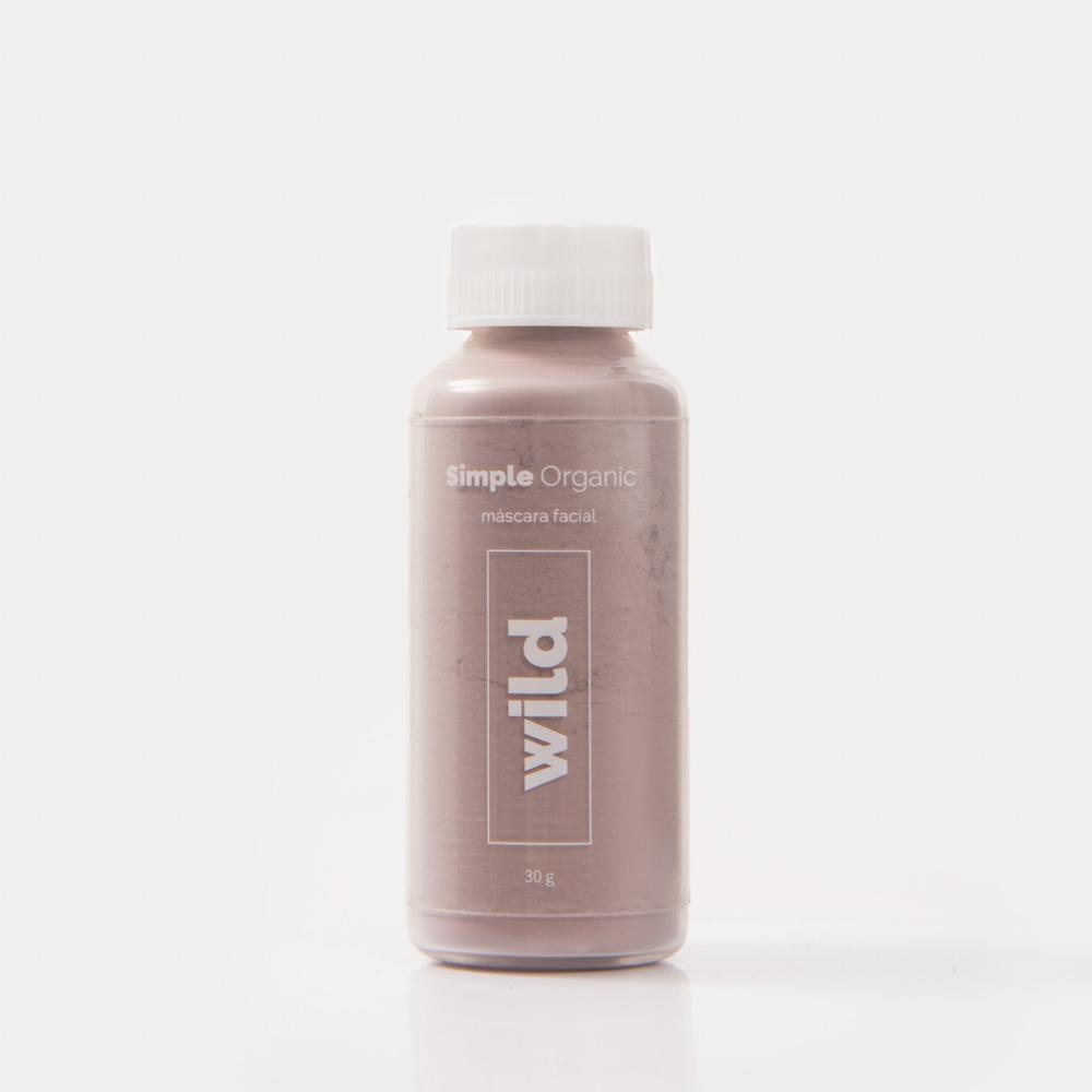 Máscara de Argila Wild-Skincare-Simple Organic